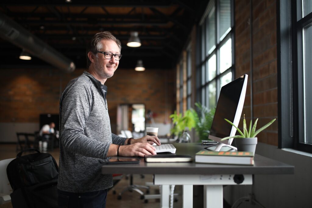 Employees benefiting from regular computer maintenance improvements