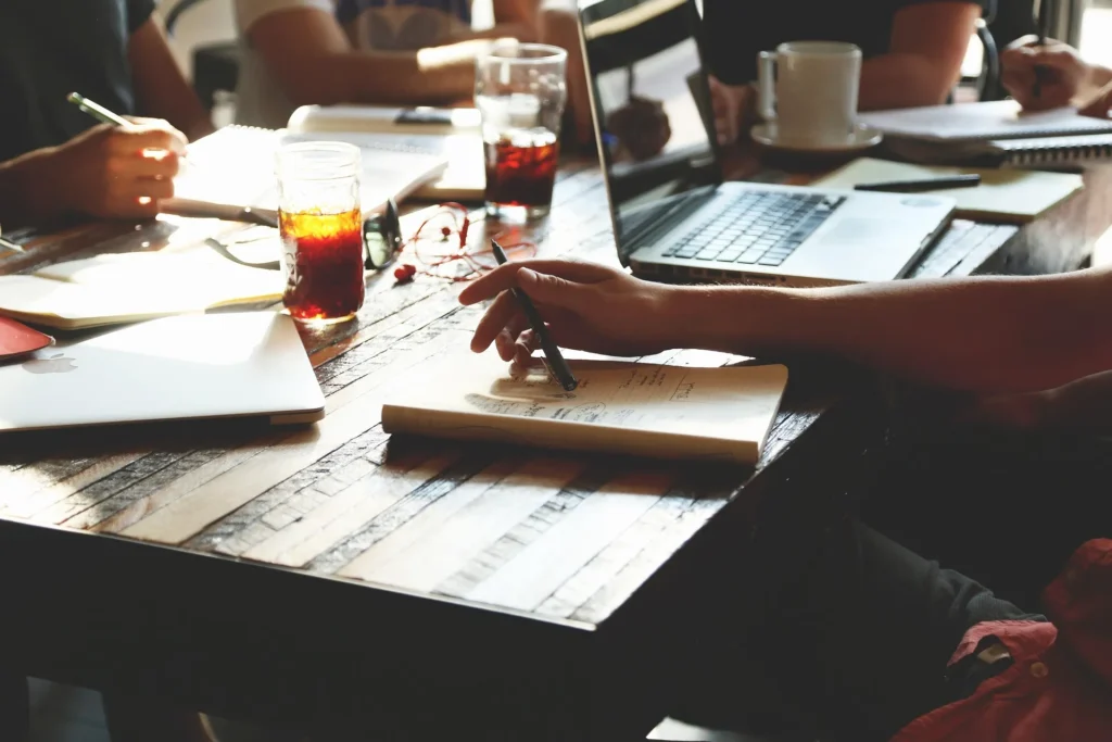 Business computers receiving regular computer maintenance support