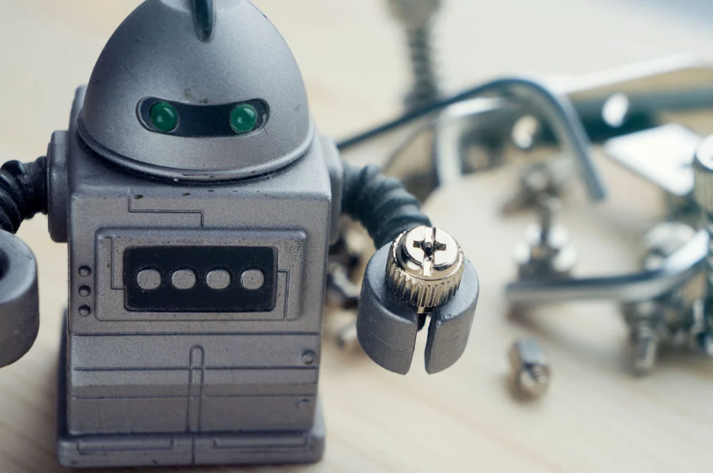Business automation for small businesses workflow on laptop