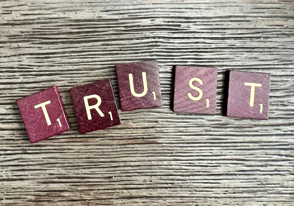 website not generating leads because visitors lack trust